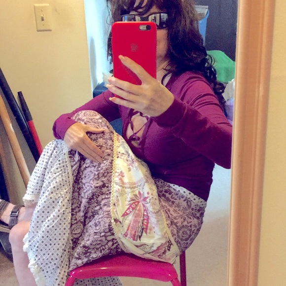 NWOT RETRO CIRCA 2001. Moda International purple bra top- XS - Picture 7 of 7